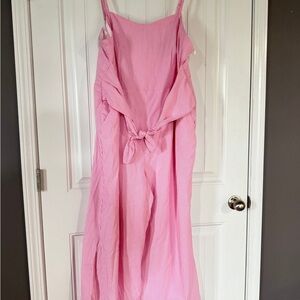 Vineyard Vines Pink Striped pantsuit